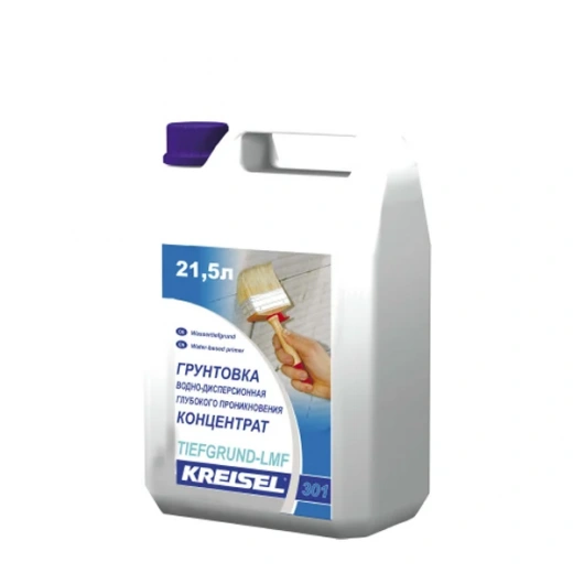 Грунтовка глубокого проникновения KREISEL Tiefgrund LMF 301, 21,5л