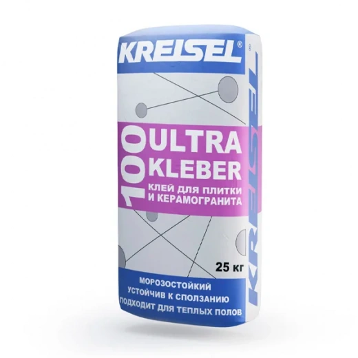 Универсальный морозостойкий клей  KREISEL 100 Ultra Kleber, 25 кг