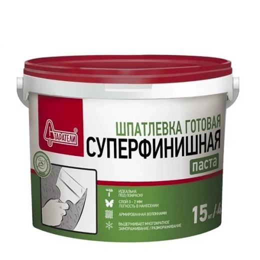 Шпаклевка Старатели Суперфинишная полимерная, готовая 15кг