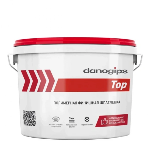 Шпатлевка полимерная Danogips Dano Jet TOP5  готовая, 16кг