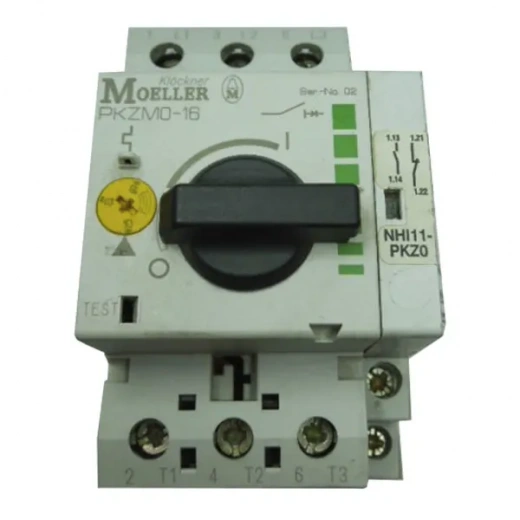 Автомат защитный PFT  Moeller PKZMO-16+NHI с дополнительным контактом